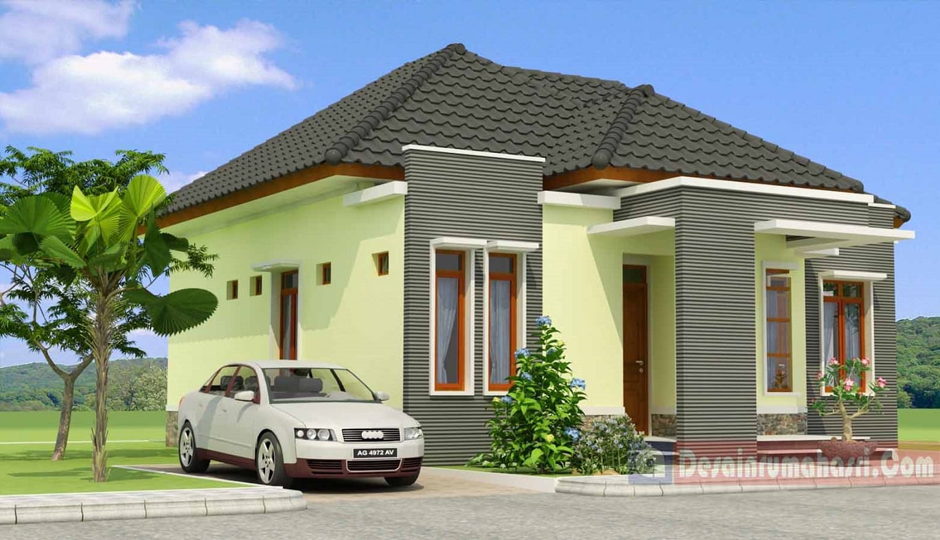  Bagus  21 Gambar  Rumah Minimalis Atap Limas 76 Di  Ide 