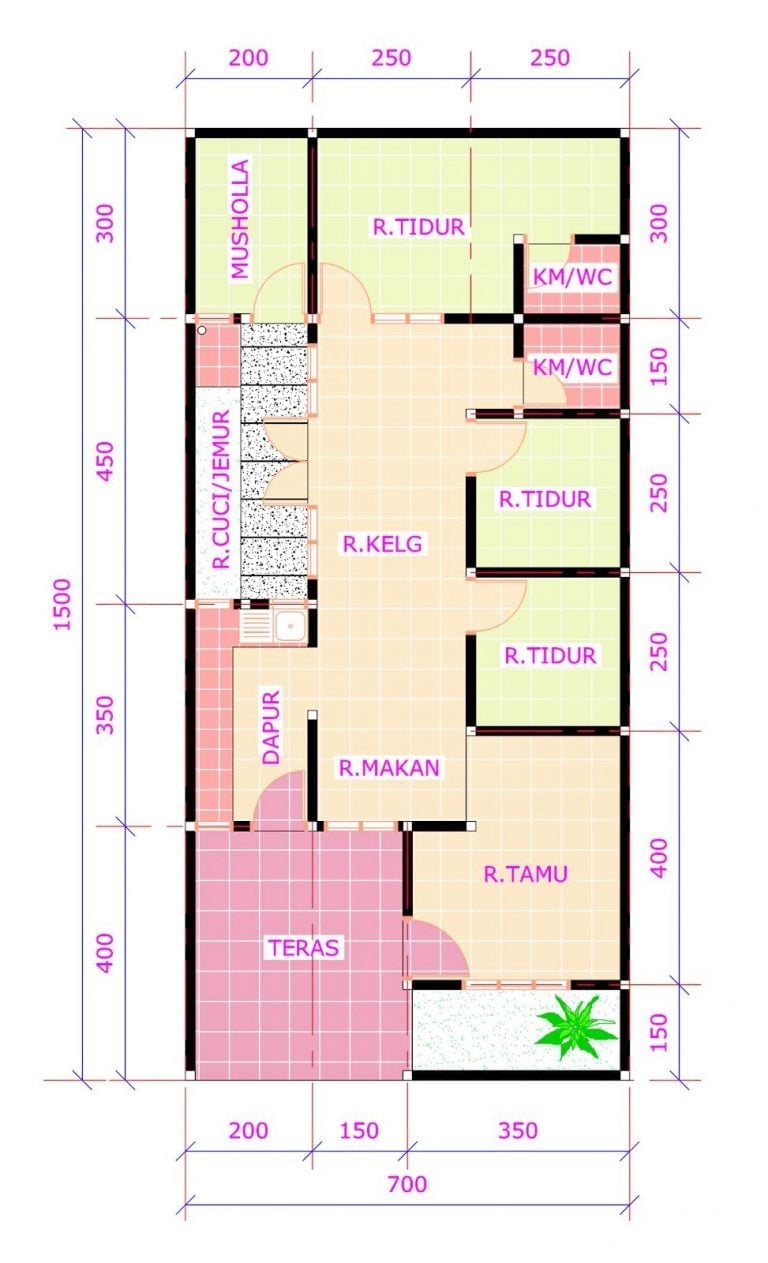 21 Gambar Pondasi Rumah Sederhana 3 Kamar 1565