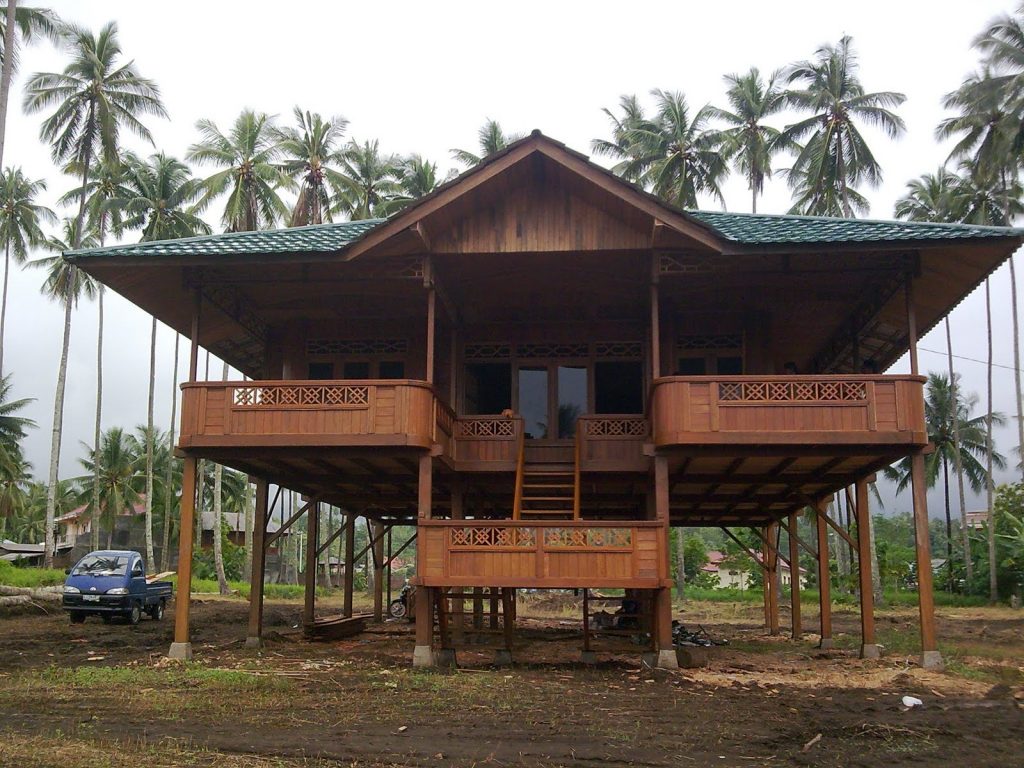 21 Gambar Rumah Adat Minahasa