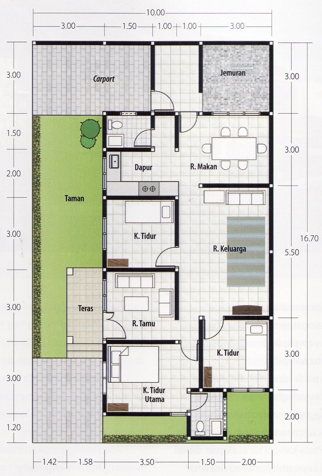 Menyenangkan 21 Gambar Rumah Minimalis 3 Kamar 1 Lantai 16 Untuk Ide Desain Rumah Furniture oleh 21 Gambar Rumah Minimalis 3 Kamar 1 Lantai