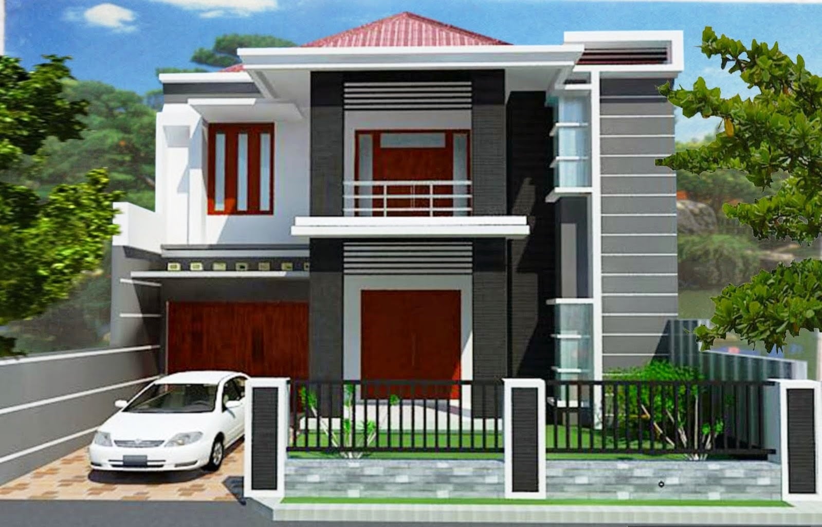 21 Gambar Rumah Minimalis Type 45 0210