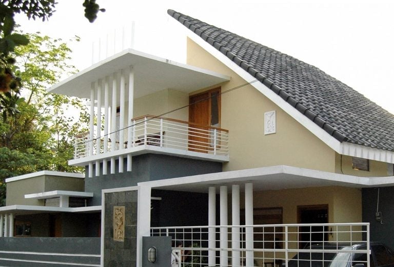 Spektakuler 21 Gambar Rumah Minimalis Atap  Datar  61 Untuk 