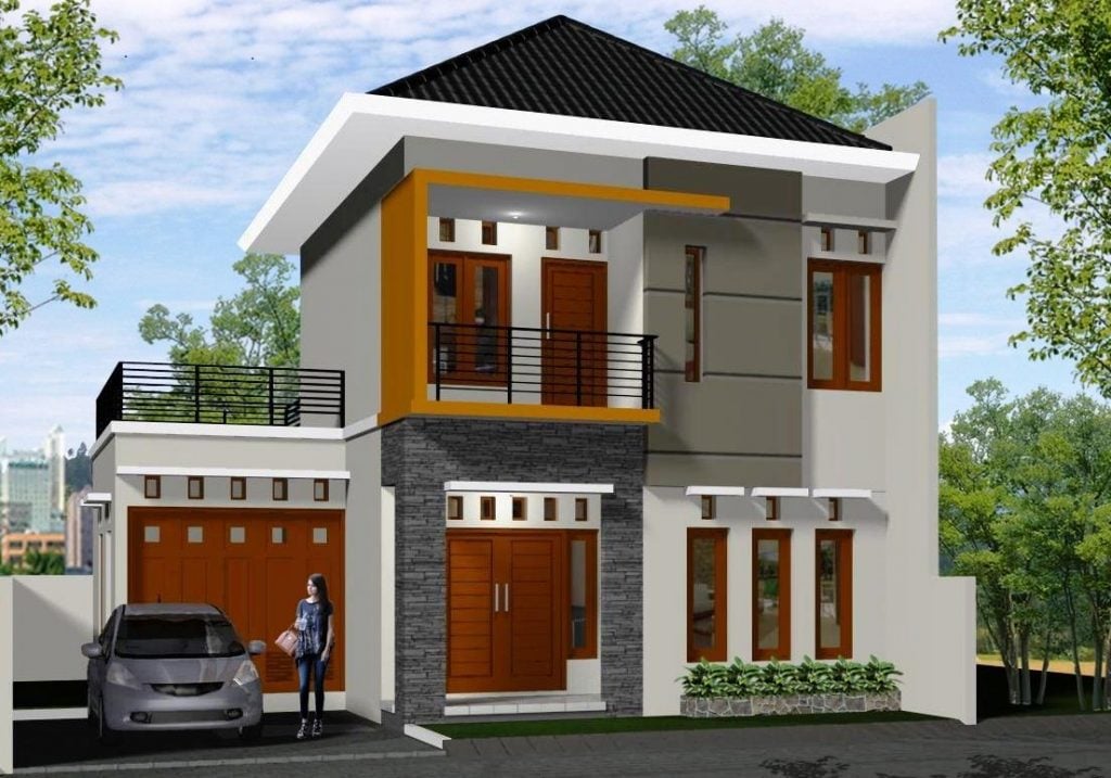 21 Gambar Rumah Minimalis Bagian Depan