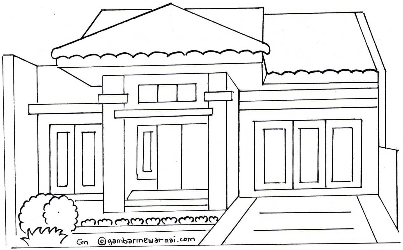 Teratas 21 Gambar Rumah Yang Belum Diwarnai 12 Dalam Desain Interior Untuk Renovasi Rumah dengan 21 Gambar Rumah Yang Belum Diwarnai