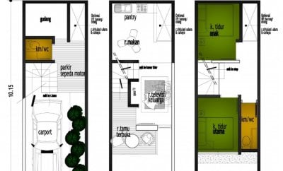 Besar Desain Rumah Sederhana 4x10 98 Dalam Perencanaan Desain Rumah untuk Desain Rumah Sederhana 4x10