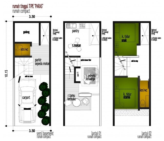 Besar Desain Rumah Sederhana 4x10 98 Dalam Perencanaan Desain Rumah untuk Desain Rumah Sederhana 4x10