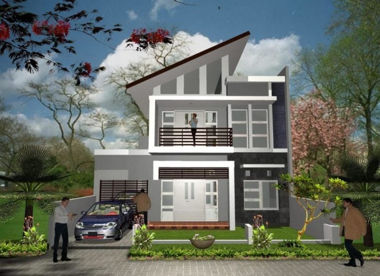 Desain Rumah Minimalis Eropa 2 Lantai