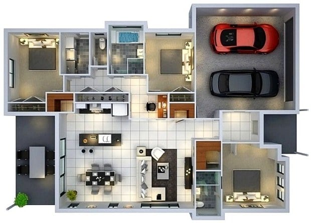 Cantik Desain Rumah Modern Minimalis Dengan Garasi 91 Menciptakan Ide Desain Interior Rumah dengan Desain Rumah Modern Minimalis Dengan Garasi