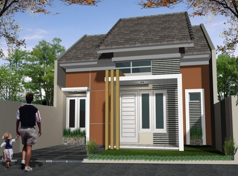 Cantik Desain Rumah  Modern Nuansa  Coklat  31 Dekorasi Rumah  