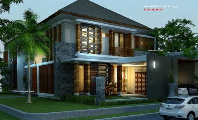 Cemerlang Desain Rumah Mewah Modern Tropis 13 Dalam Perancangan Ide Dekorasi Rumah oleh Desain Rumah Mewah Modern Tropis