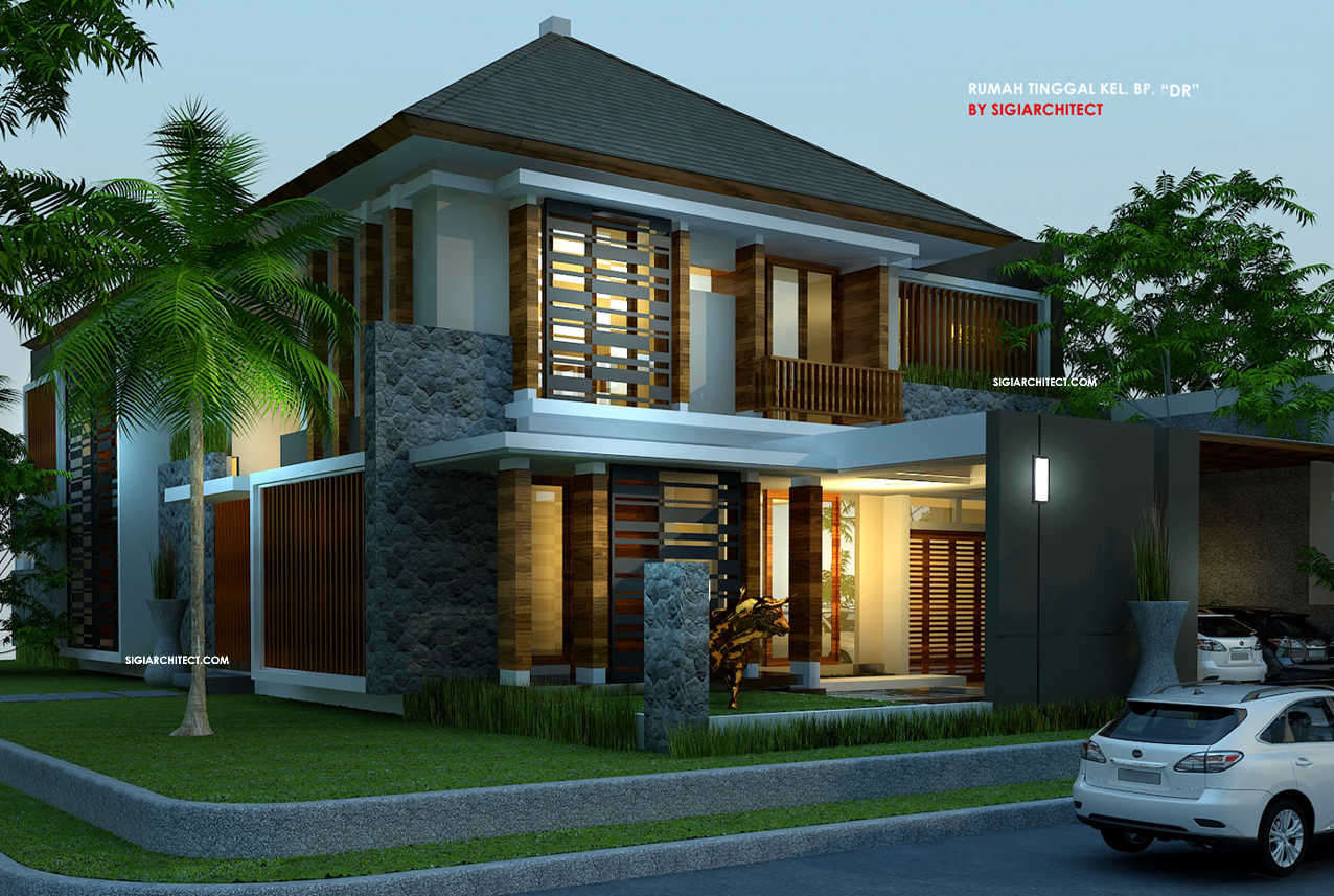Cemerlang Desain Rumah Mewah Modern Tropis 13 Dalam Perancangan Ide Dekorasi Rumah oleh Desain Rumah Mewah Modern Tropis