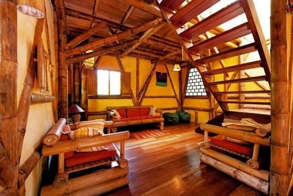 Fancy Desain Interior Rumah Bambu 91 Tentang Ide Pengaturan Dekorasi Rumah oleh Desain Interior Rumah Bambu