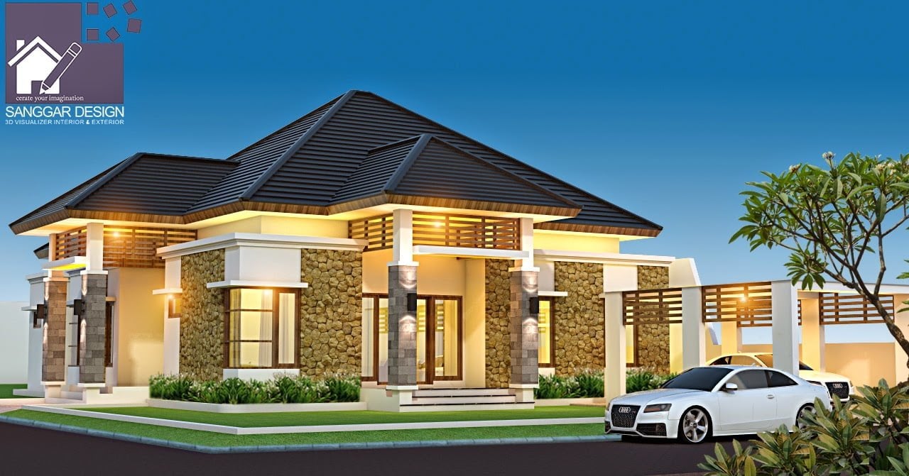  Desain  Rumah Minimalis Elegan  1 Lantai  Arcadia Desain 