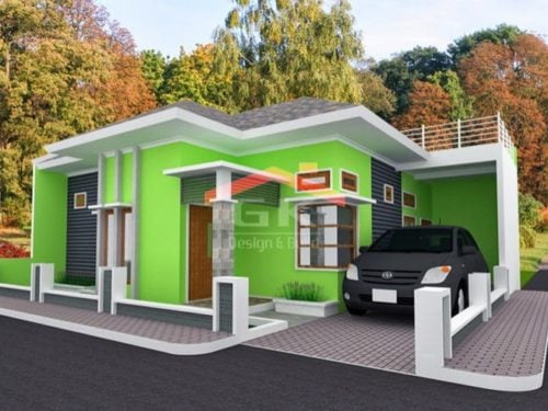 Hebat Desain  Rumah  Minimalis  Modern Warna  Hijau  35 Dengan Tambahan Ide Pengaturan Dekorasi Rumah  