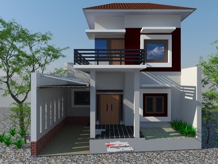 Hebat Desain Rumah Modern Di Gang 35 Dalam Perencana Dekorasi Rumah oleh Desain Rumah Modern Di Gang