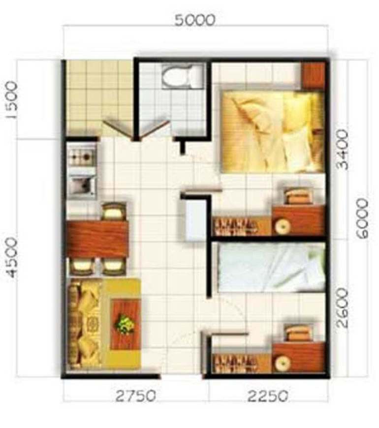 Download Gambar Desain Rumah  Ukuran  5x9 