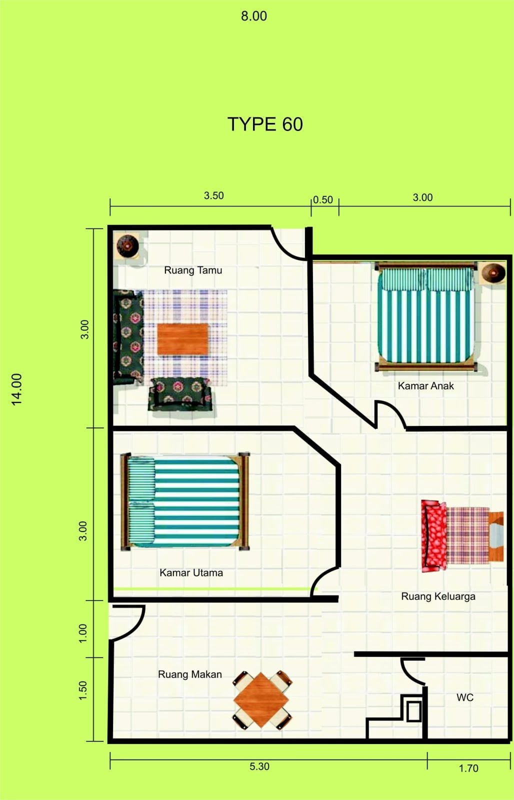 Indah Desain Rumah Sederhana 5x8 30 Bangun Ide Dekorasi Rumah dengan Desain Rumah Sederhana 5x8