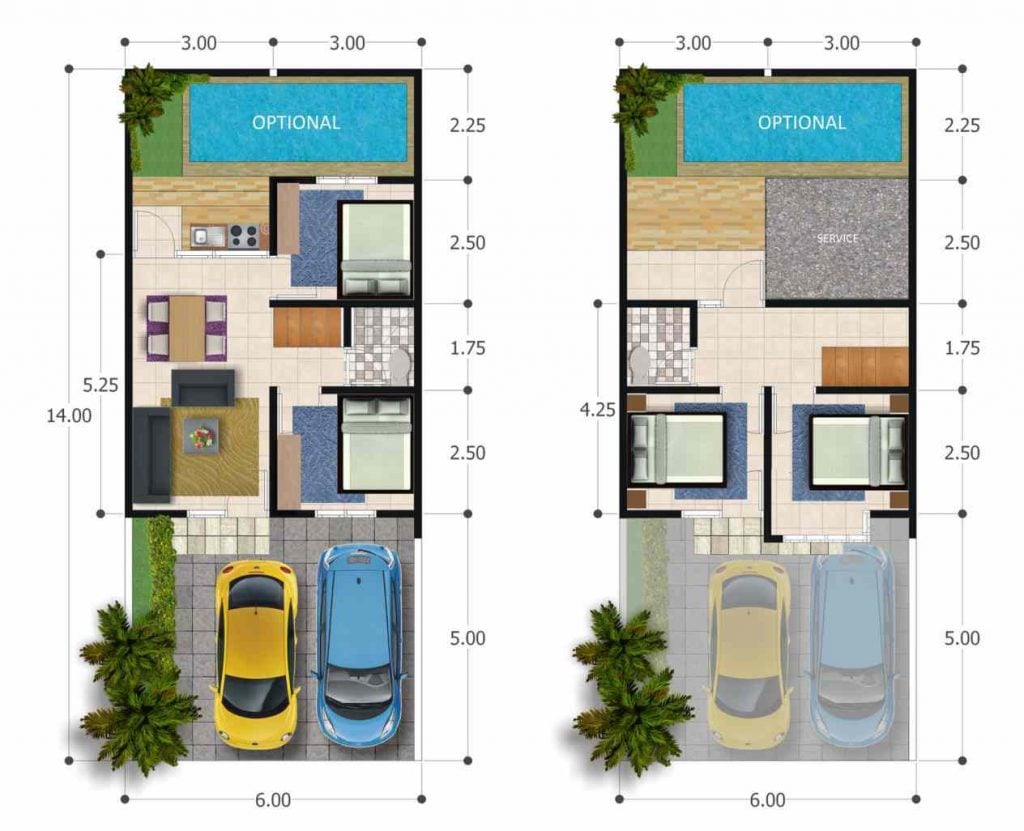 Desain Rumah Sederhana Yang Ada Kolam Renang