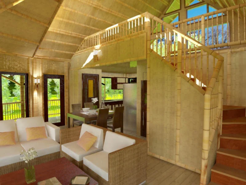 Kreatif Desain Interior Rumah Bambu 58 Bangun Perancangan Ide Dekorasi Rumah dengan Desain Interior Rumah Bambu