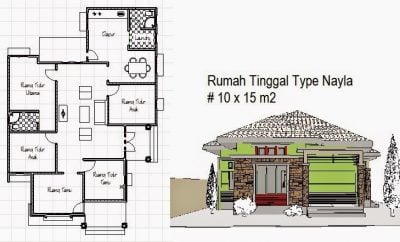 Luar biasa Desain Rumah Minimalis 10 X 15 88 Di Perencanaan Desain Rumah dengan Desain Rumah Minimalis 10 X 15