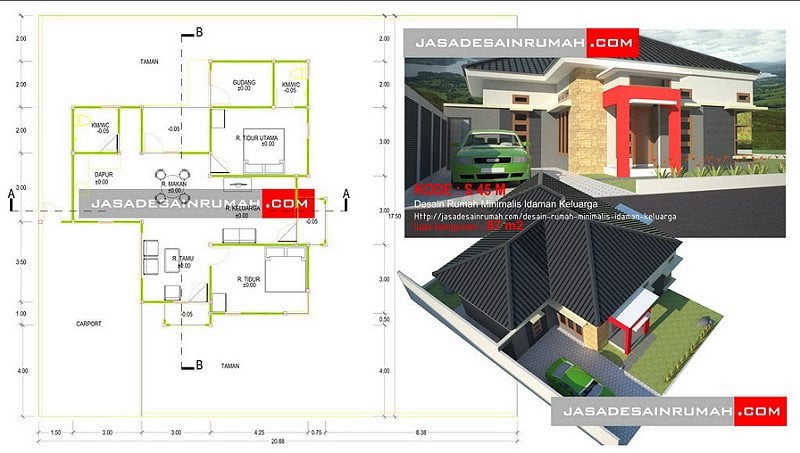  Harga  Desain  Rumah  Modern  Arcadia Desain 