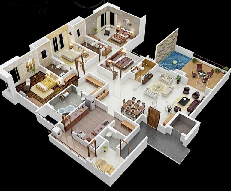 Luxurius Desain Rumah Mewah 2 Lantai 3d 16 Menciptakan Perancangan Ide Dekorasi Rumah oleh Desain Rumah Mewah 2 Lantai 3d