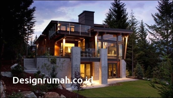 Luxurius Desain Rumah Pegunungan Modern 33 Dalam Perencana Dekorasi Rumah oleh Desain Rumah Pegunungan Modern