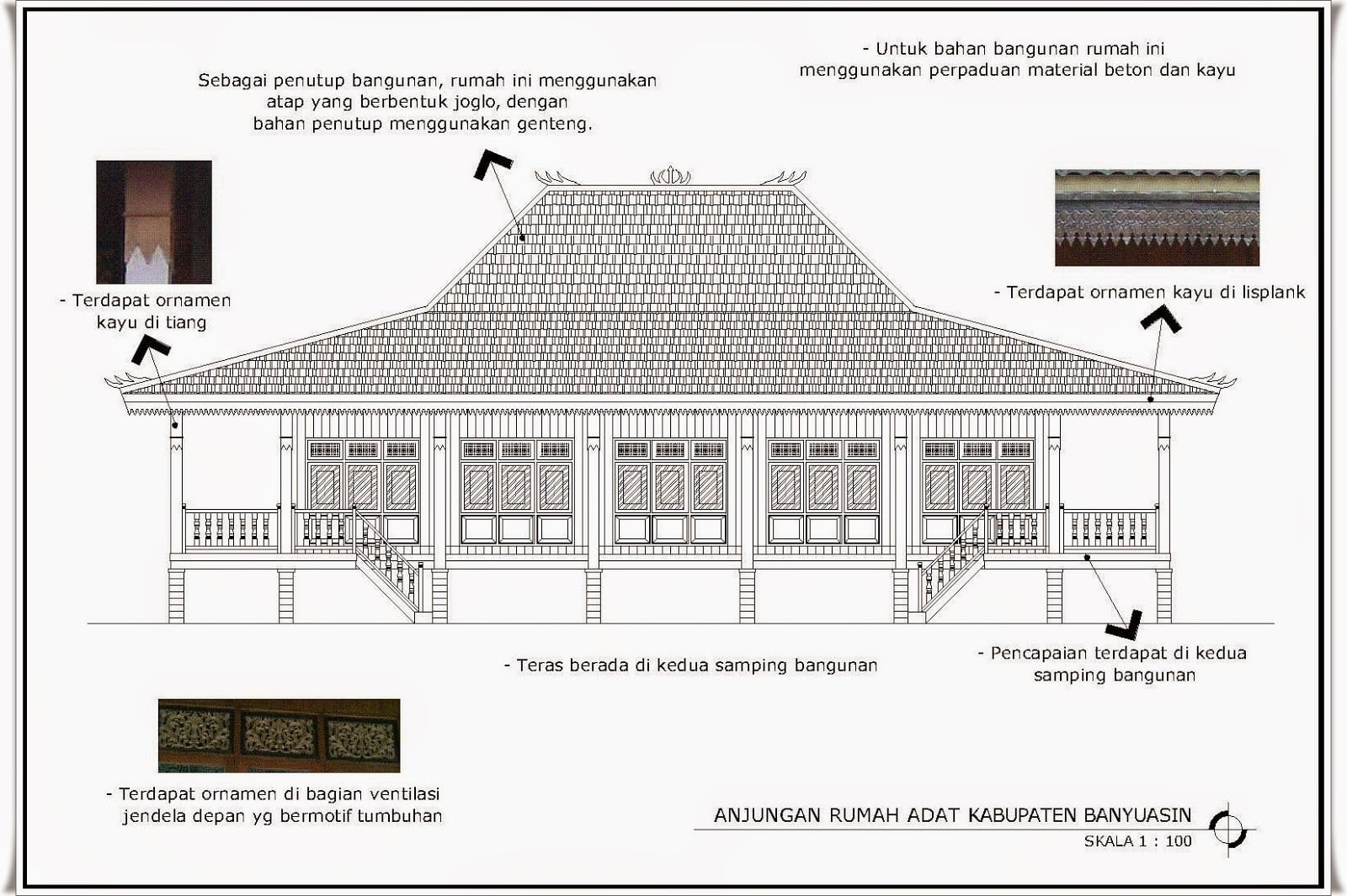 Menakjubkan Denah Rumah Adat Palembang 53 Dengan Tambahan Desain Rumah Inspiratif oleh Denah Rumah Adat Palembang