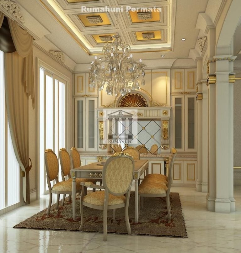 Menakjubkan Desain Interior Rumah Klasik Modern 77 Bangun Merancang ...