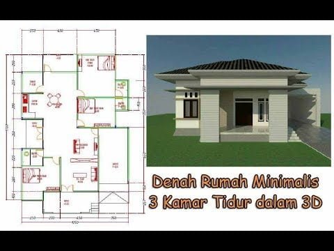 Menawan Desain Rumah Minimalis Dan Denahnya 96 Bangun Perancangan Ide Dekorasi Rumah dengan Desain Rumah Minimalis Dan Denahnya