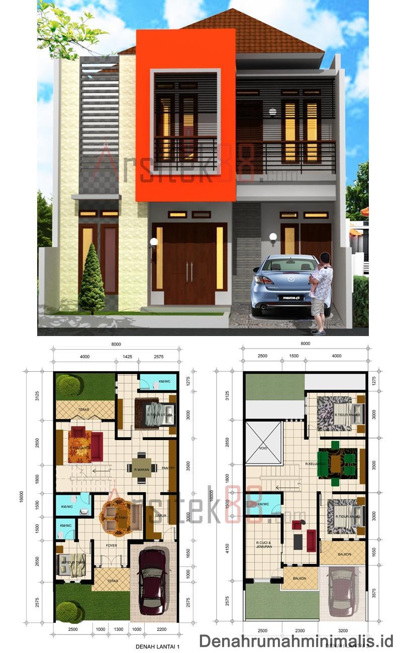 Menawan Desain Rumah Minimalis Modern 2 Lantai 96 Dengan Tambahan Ide Dekorasi Rumah untuk Desain Rumah Minimalis Modern 2 Lantai