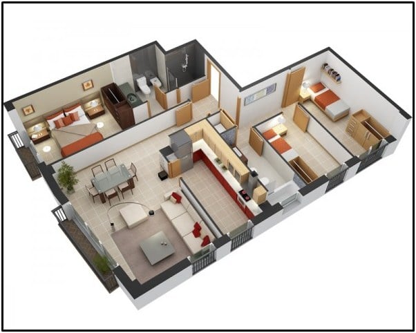 Menawan Desain Rumah Sederhana 3 Kamar 1 Lantai 76 Dalam Desain Rumah Inspiratif untuk Desain Rumah Sederhana 3 Kamar 1 Lantai