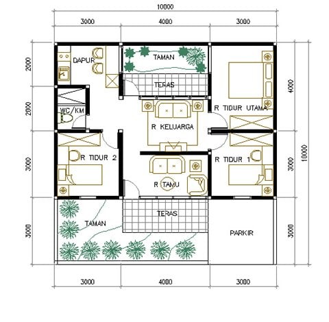 Menawan Desain Rumah Sederhana 9x13 28 Untuk Ide Merombak Rumah untuk Desain Rumah Sederhana 9x13