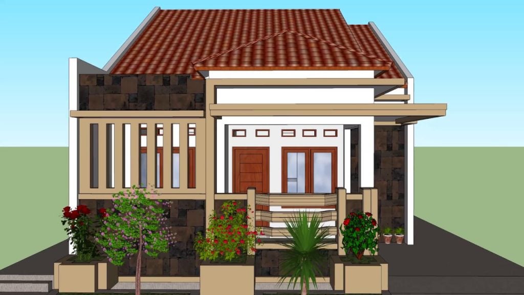 Desain Rumah Modern Ukuran 7x11