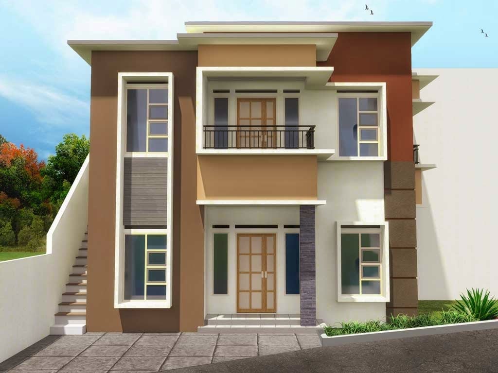 Desain Rumah 2 Lantai Di Desa Homsweetimpian