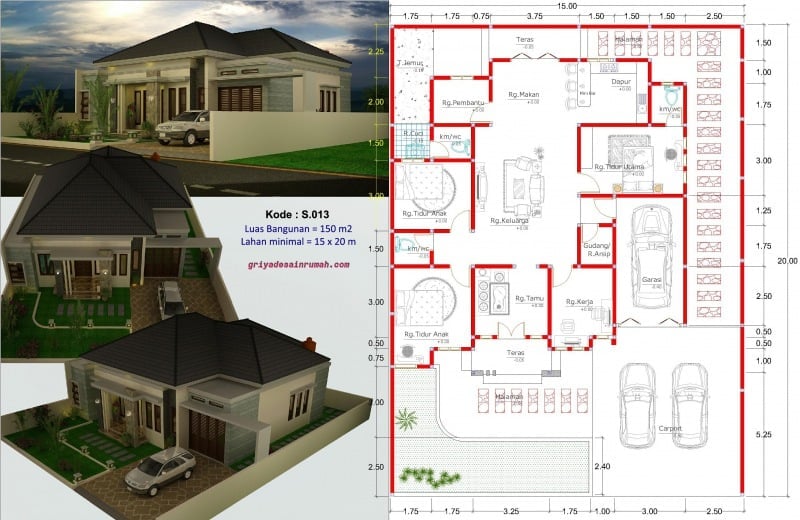 Mewah Desain Rumah Mewah 1 Lantai 3 Kamar Tidur 34 Menciptakan Ide Merombak Rumah dengan Desain Rumah Mewah 1 Lantai 3 Kamar Tidur