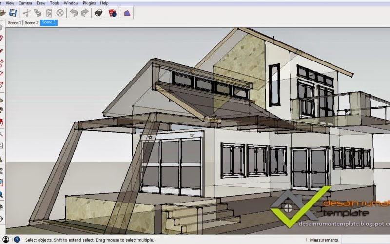 Mewah Desain Rumah Mewah Sketchup 50 Untuk Ide Merombak Rumah Kecil oleh Desain Rumah Mewah Sketchup