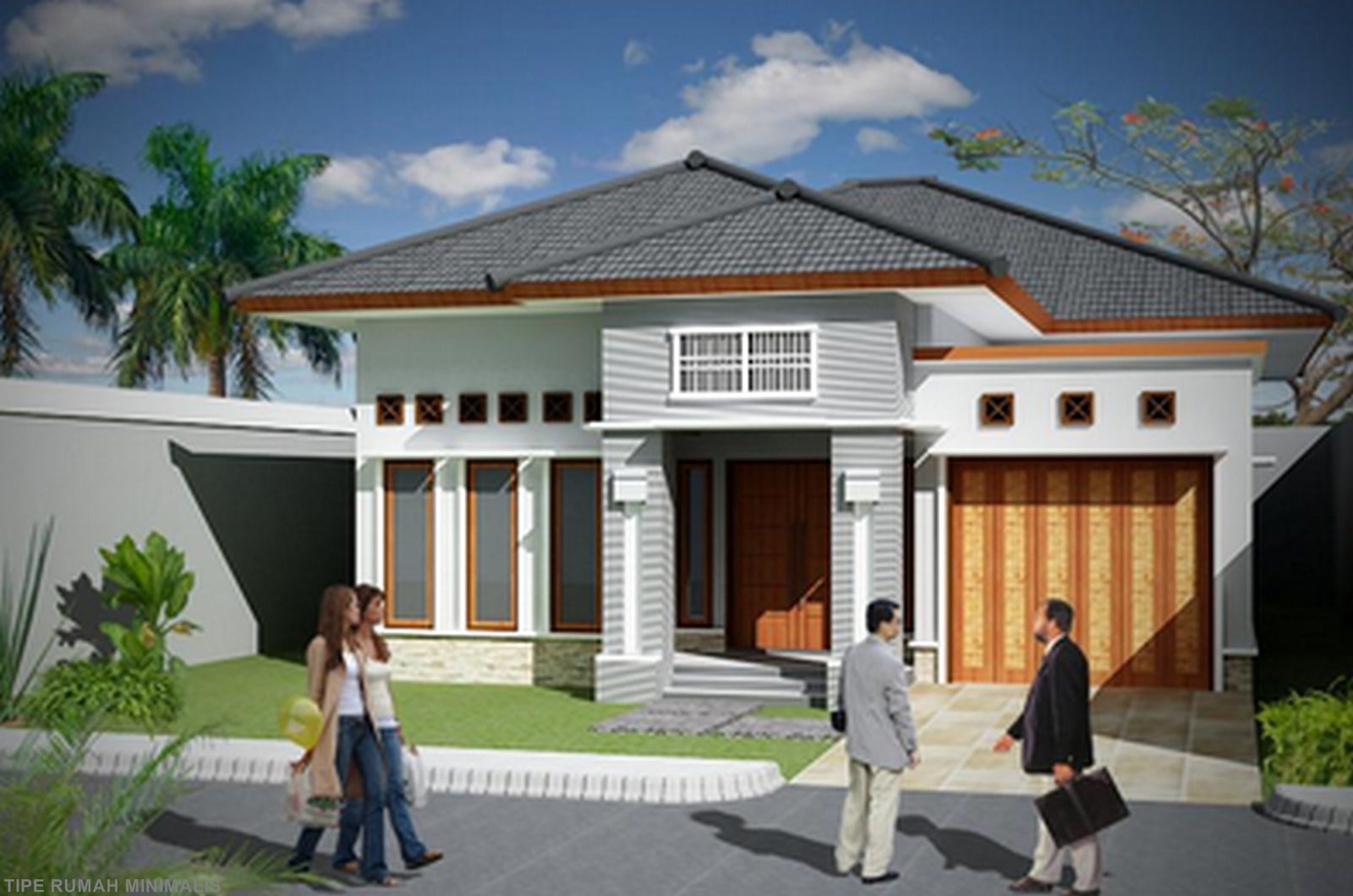 Desain Rumah Minimalis Plus Garasi Arcadia Desain