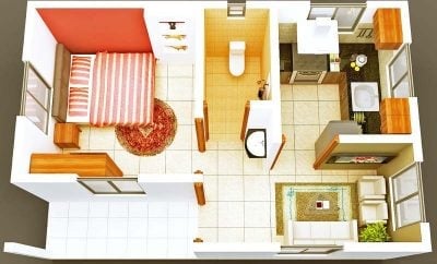 Minimalis Desain Rumah Sederhana 1 Kamar 22 Dengan Tambahan Desain Rumah Gaya Ide Interior untuk Desain Rumah Sederhana 1 Kamar