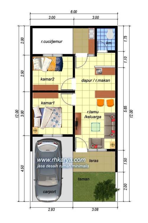 Minimalis Desain Rumah Sederhana 5x8 96 Inspirasi Untuk Merombak Rumah oleh Desain Rumah Sederhana 5x8