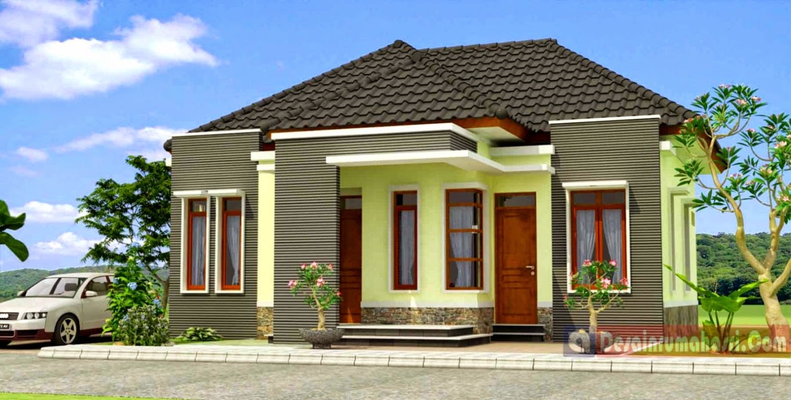 Minimalis Desain Rumah Sederhana Leter L 73 Dengan Tambahan Ide Dekorasi Rumah Kecil untuk Desain Rumah Sederhana Leter L