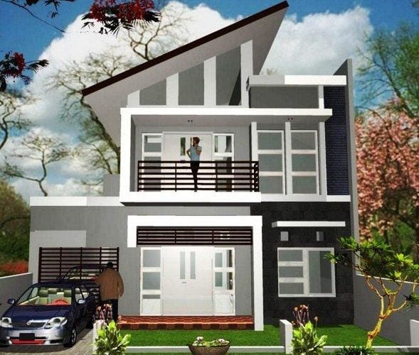 Modern Desain Rumah Minimalis Lantai 2 45 Untuk Perencana Dekorasi Rumah oleh Desain Rumah Minimalis Lantai 2