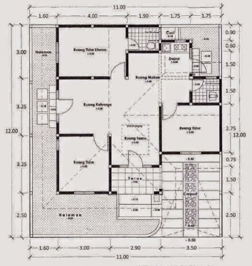 Modern Desain Rumah Sederhana 9x7 64 Tentang Ide Dekorasi Rumah oleh Desain Rumah Sederhana 9x7