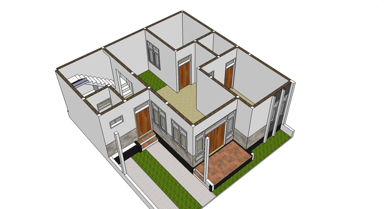 Mudah Desain Rumah Sederhana 8x10 17 Untuk Desain Dekorasi Mebel Rumah oleh Desain Rumah Sederhana 8x10