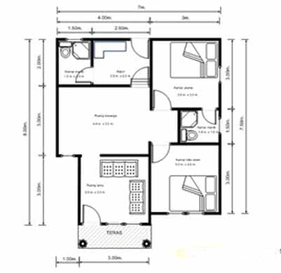 Paling keren Desain Rumah Sederhana 7x9 50 Dalam Merancang Inspirasi Rumah oleh Desain Rumah Sederhana 7x9