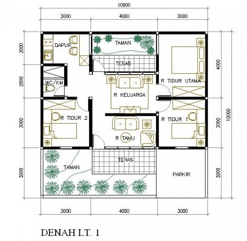 Sederhana Desain Rumah Minimalis Ukuran 9x6 55 Bangun Inspirasi Untuk Merombak Rumah oleh Desain Rumah Minimalis Ukuran 9x6