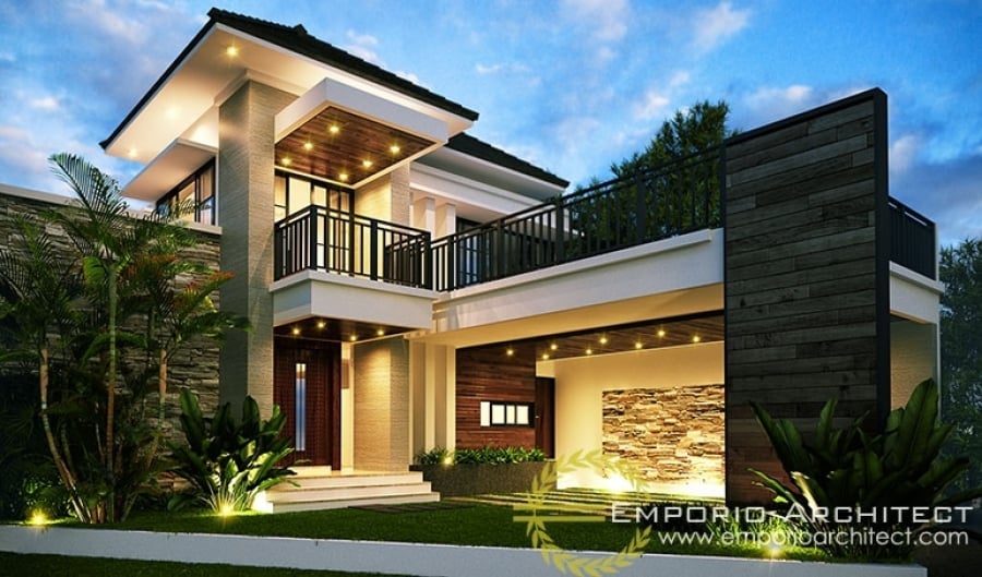 Sederhana Desain Rumah Modern Tropis 2 Lantai 83 Dalam Ide Merancang Interior Rumah untuk Desain Rumah Modern Tropis 2 Lantai