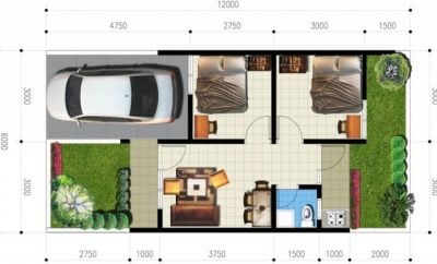 Spektakuler Desain Rumah Sederhana 6x6 93 Tentang Desain Dekorasi Mebel Rumah dengan Desain Rumah Sederhana 6x6