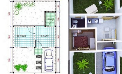 Teratas Desain Rumah Sederhana 4x6 11 Bangun Dekorasi Rumah Inspiratif dengan Desain Rumah Sederhana 4x6