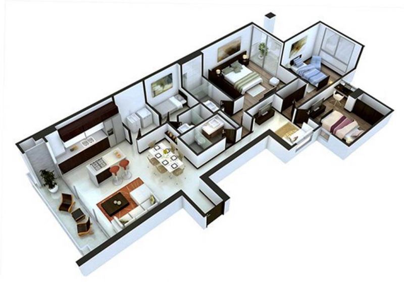 Unik Desain Rumah Mewah 3 Kamar Tidur 94 Menciptakan Desain Rumah Gaya Ide Interior dengan Desain Rumah Mewah 3 Kamar Tidur